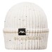 Skechers Knitted Fabric Beanies Unisex Ivory White OS, Ivory White