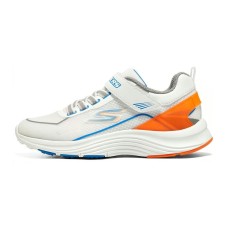 Skechers Wear-Resistant Low-Top Kids' Running Shoes White Orange Teenagers Белый, 29