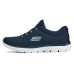 Skechers Cushioning Anti-Slip And Wear-Resistant Low-Top Running Shoes Women's Blue темно-синий/светло-голубой, 35