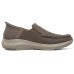Skechers Slip Ins Durable Cushioning Support Low-Top Casual Shoes Men's Brown Коричневый, 43