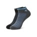 Skechers Ankle Socks Unisex 2 Pack 2 Pack (Gray/Black/043V), S