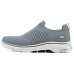 Skechers MEN'S GO WALK Anti-Slip Wear-Resistant Low-Top Running Shoes Men's Gray Серый, 40
