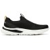 Skechers Cushioning Wear-Resistant Low-Top Casual Shoes Men's Black White Black White/BKW, 44