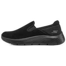 Skechers Go Walk Fle Cushioning Anti-Slip And Wear-Resistant Low-Top Casual Shoes Men's Black 43.5