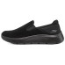 Skechers Go Walk Fle Cushioning Anti-Slip And Wear-Resistant Low-Top Casual Shoes Men's Black 43.5