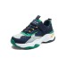 Skechers Cushioning Wear-Resistant Kids Lifestyle Shoes Dark Blue Green Kids' Navy/multicolor, 35