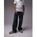 Topman baggy jeans in dark blue Синий, W36 L32