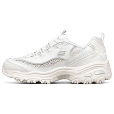 Skechers D Lites 1.0 Running Shoes White Women's 35