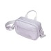 Skechers Fabric Camera Bag Portable Crossbody Bag Shoulder Bag Unisex Tranquil Orchid Purple Quiet Violet, Small Size