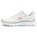 Skechers Cushioning Abrasion Resistant Breathable Low Top Casual Shoes Women's White Pink Blue White Pink Blue, 35