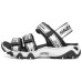 Skechers D'Lites 2.0 Sandals 'Black White' Women's 35