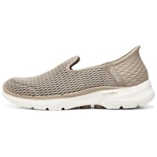 Skechers Go Walk 6 Shoes 'Light Brown' Women's 35