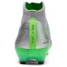 Skechers Artificial Ground Slip-Resistant Coverage Soccer Shoes Men's Silver Green Silver/Lemon, 42.5