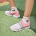 Skechers Go Fle Slip Resistant Cushioning Abrasion Resistant Low Top Kids Lifestyle Shoes White Pink Teenagers 28.5