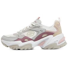 Skechers Stamina V2 'Light Gray White Red' Women's 36