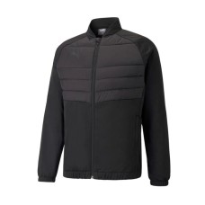 Мужская спортивная куртка черная без капюшона Jacket Puma teamLiga Hybrid M 657321-03 M