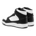 Skechers Anti-Slip Wear-Resistant Mid-Top Casual Shoes Men's Black White Черно-белый, 42
