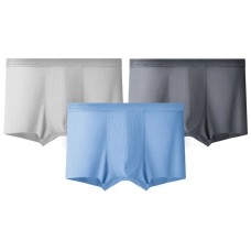 Skechers Underpants Men's Box 3 Pack 3 Pack (Blue+Light Gray+Dark Gray), 2XL