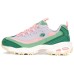 Skechers D'Lites 1.0 Chunky Shoes Green/Pink Women's 36
