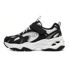 Skechers Cushioning Wear-Resistant Kids Platform Sneakers Black White Kids' Черно-белый, 30