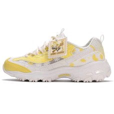 Skechers Withering Anti-Slip Wear-Resistant Low-Top Chunky Sneakers Women's Yellow Beige Желтый, 35