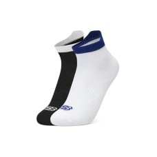 Skechers Kids Socks 2 Pack Kids' 2 pairs (carbon black/bright white/030G), L