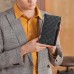 GOLF PVC Cell Phone Pouch, Wallet, Clutch Small Size Men's Black Черный