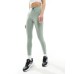 adidas Running essentials 7/8 leggings in green Silver Green, XS