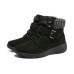 Skechers Glacial Ultra Ankle Boots Women's Black Gray Color 36