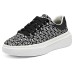 Skechers Sport Women'ss Cushioned Slip-Resistant Abrasion-Resistant Low-Top Casual Shoes Women's Black White Черно-белый, 39