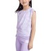 Skechers T-Shirt Breeze Purple White Braided Teenagers Breeze Purple and White Tie-Dye, 130