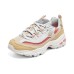 Skechers D'Lites 1.0 Chunky Sneakers Women's Low-Top White/Yellow/Red 37