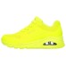 Skechers Uno Cushioning Anti-Slip And Wear-Resistant Low-Top Casual Shoes Women's Neon Yellow 36