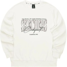 Skechers Sweatshirt Unisex Marshmallow White Marshmallow White-0074, L