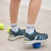 Skechers Kids Anti-Slip And Wear-Resistant Breathable Children's Sandals Green Gray Black Teenagers 32
