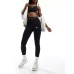 adidas Training techfit stash pocket full-length leggings in black Черный, S