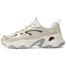 Skechers D'LITES 5.0 Anti-Slip Wear-Resistant Breathable Height Increasing Low-Top Chunky Sneakers Women's Beige Umber Beige umber, 35
