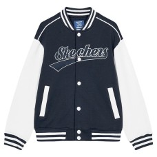 Skechers Baseball Jacket Colorful Navy Blue Teenagers Синий, 130