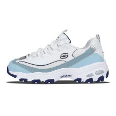 Skechers D'LITES 1.0 Low-Top Chunky Sneakers Women's Blue White White blue, 37