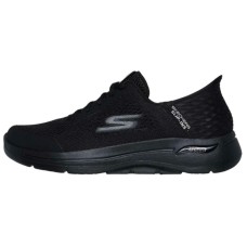Skechers Go Walk Arch Fit Hands Free Slip-Ins Cushioning Wear-Resistant Low-Top Casual Shoes Men's Black Черный, 42.5