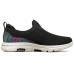 Skechers Go Walk Breathable Low-Top Casual Shoes Women's Black 36