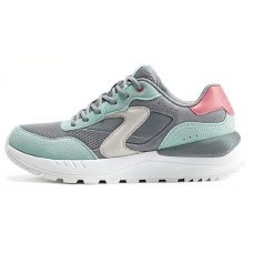Skechers Cushioning Wear-Resistant Low-Top Running Shoes Women's Gray Green Gray/Mint, 37.5