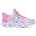 Skechers Hands Free Slip-Ins Cushioning Wear-Resistant Kids Lifestyle Shoes Pink Teenagers Розовый, 27.5