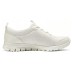 Skechers Cushioning Breathable Lightweight Low-Top Casual Shoes Women's Ivory Бежевый, 37.5