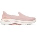Skechers Go Walk Arch Fit Slip On 'Pink White' Women's 38