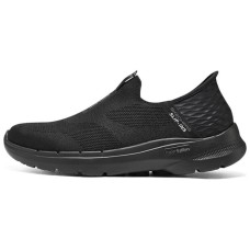 Skechers Slip Ins Go Walk 6 'Black' 42.5