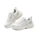 Skechers BOBS BAMINA 2 Cushioned Wear-Resistant Breathable Low-Top Chunky Sneakers Women's Light Gray Серый, 38