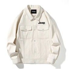 Jeep Denim Jackets Unisex Бежевый, XL