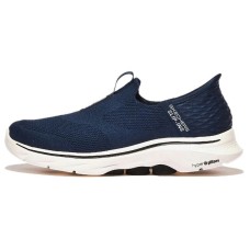 Skechers GO WALK 7 Cushioning Wear-Resistant Low-Top Casual Shoes Men's Blue White Синий Белый, 41