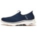 Skechers GO WALK 7 Cushioning Wear-Resistant Low-Top Casual Shoes Men's Blue White Синий Белый, 41